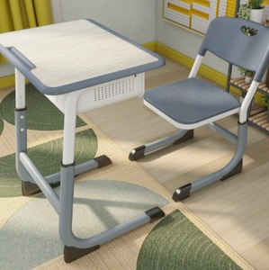 Conjunto de Escritorio y Silla Ajustable para Niños, Muebles Escolares Resistentes con Almacenamiento, Diseño Ergonómico, Conjunto de Escritorio de Estudio - Product Image 6