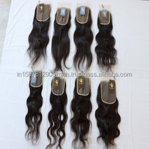 Extensiones de cabello humano con cierre de encaje HD transparente, cabello 360 ondulado profundo prearrancado - Product Image 2