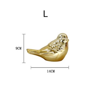 Light Luxury Cute <b>Bird</b> Tit Statue Golden Ceramic Home Decoration Tabletop Craft Home <b>Decor</b> Accessories Decorations for Home - Product Image 5