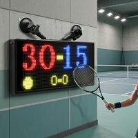 Raquette de padel intelligente GANXIN avec capteur, comptage automatique des points, compteur de score numérique, tableau de score LED pour le jeu sur le terrain de tennis