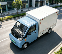 Camion électrique YuanTong avec une autonomie de 201-300 km et un moteur de 50 kW pour les livraisons express et de colis en ville