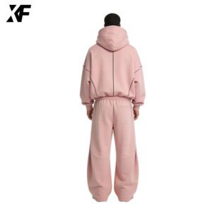 Conjuntos Deportivos Personalizados con Logotipo, Conjuntos Deportivos de Algodón Estampado, Conjuntos Unisex, Chándal de Felpa Francesa, Conjunto de Pantalones Deportivos y Sudadera con Capucha - Product Image 2