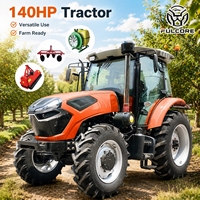 Tracteur agricole FULCORE avec livraison gratuite, chenilles réglables en option, couple élevé pour le semis, tracteur 4x4