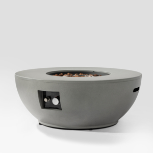 Enjoy 36-Inch Propane <b>Fire</b> Pit <b>Table</b> 2-Piece Set 50000 BTU Eco-Friendly Metal Freestanding Patio/Garden/Backyard Grey - Product Image 4