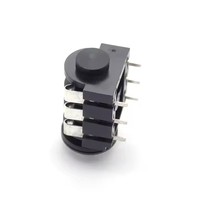 Conector de Compresión de Resorte JAS 6P BNC RCA Macho a Video y Audio, Gran Venta