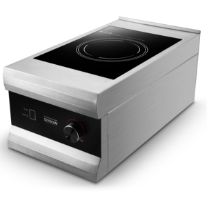Cuisinière à induction commerciale 5000W en acier inoxydable, fourneau de cuisine avec contrôle de température AM-CDT101 - Product Image 1
