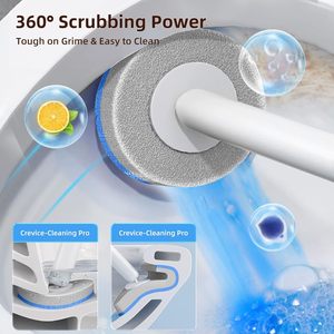 Lot de 1 ensemble de brosses de toilette jetables avec 24/40 têtes et tablettes parfumées pour le nettoyage de la cuvette - Vente en gros - Product Image 6