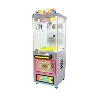 Mini machine à griffes compacte de type arcade, avec système de paiement sans espèces par QR, pour attrape-poupées, bonbons, cadeaux et boîtes de récompenses