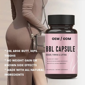 OEM ODM 女性用 大きな尻と胸を魅せる官能的なボディシェイピング BBL ヒップアップとバストアップの引き締めカプセル - Product Image 2
