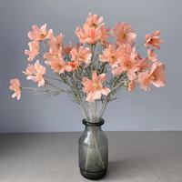 Kleine Europese enkelvoudige kunstzijde Cosmos bloem voor bruiloft, huis, vaas, bloemstuk decoratie