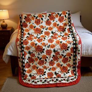 Edredón Doble Económico de 250x195 cm con Diseño Floral, Relleno de Poliéster, para Uso en Todas las Estaciones, Estilo Clásico para el Hogar - Product Image 2