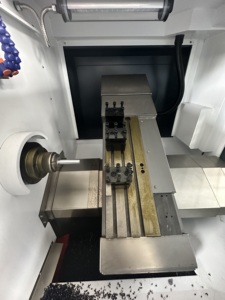 China Supplier Fully Automatic Lathe Lightweight Slant Bed Lathe 220V KND System Horizontal Slant Bed Lathe - Product Image 3