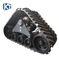 Kits de conversion de châssis triangulaire en acier avec chenilles en caoutchouc de marque Juexin pour moissonneuses-batteuses 4077HD 4088 – Vente en gros