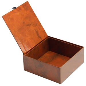 Cajas de cartón rígido verde para joyería, embalaje prémium de eslabones de acero inoxidable - Product Image 4