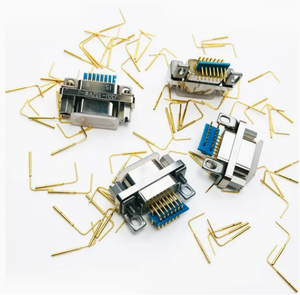J30J‑15ZKW‑J ขั้วต่อไมโครรูปสี่เหลี่ยม 15 พิน, ซ็อกเก็ตตัวเมียสำหรับบัดกรี PCB มุมฉากพร้อมโครงสร้างล็อค - Product Image 2