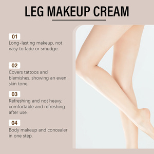 Breathable Semi-Matte Foundation <b>Cream</b> Natural Ivory White Smudge-Proof Concealer with SPF15 Concealer - Product Image 4