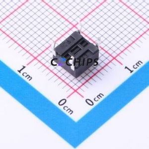 TSD001A05026A29 Tactile Switch Through hole Component (THT)-4P,6x6mm Switch Round Button 2.6N Through Hole 6mm - Product Image 2