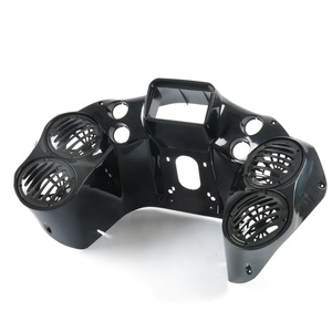 Carénage avant intérieur double DIN 4 <span class=keywords><strong>Quad</strong></span> 6.5 "Speaker Pods pour Haley Davidson Motorbike Road Glide FLTRX 1998-2013 - Product Image 3