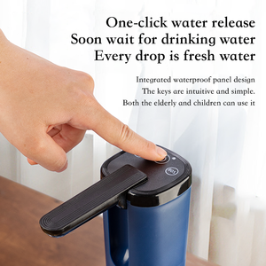 Distributeur d'Eau Électrique Pliable Sans Fil USB pour Bonbonne de 5 Gallons, Pompe Automatique, Distributeur d'Eau Portable en Plastique pour l'Extérieur - Product Image 3