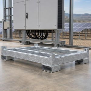 Chasis de Soporte para Inversor Fotovoltaico Fabricado a Medida, Galvanizado en Caliente con Clasificación C3-C5, Acero al Carbono Q235 Q345 Q355 - Product Image 5