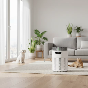 Purificador de Aire Inteligente para Mascotas con Filtro HEPA H13, Eliminador de Olores de Pelo, Limpiador del Hogar, Purificador de Aire para Mascotas, Bajo Nivel de Ruido, Control por Aplicación, OEM - Product Image 1