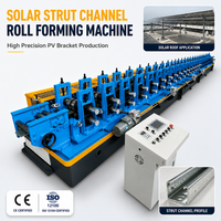 Machine de profilage à froid pour supports de panneaux solaires photovoltaïques et profilés de fixation solaire