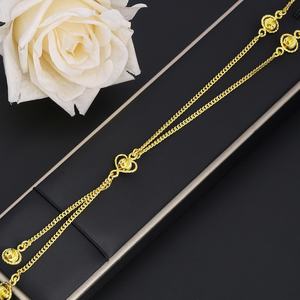 Collar JXX de Nuevo Diseño para Mujer, Chapado en Oro, con Colgante de Corazón, Venta al Por Mayor de Fábrica - Product Image 3