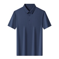 Chemise à manches courtes en nylon tissé solide – Idéale pour l'été, lavable en machine, couleurs inaltérables, durable, confortable et respirante, anti-boulochage, pour tenue formelle