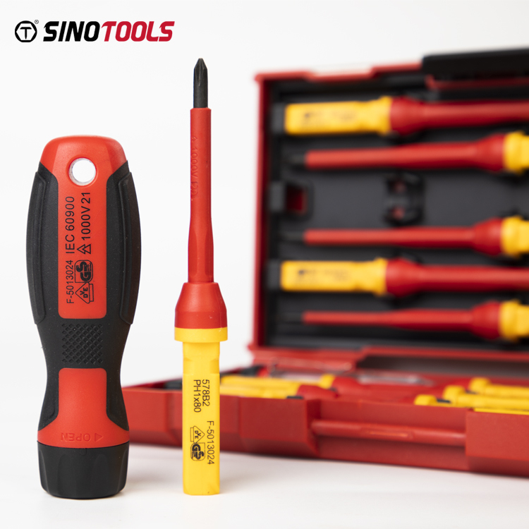13pcs Professional Security Electrician Insulated Private Label 1000v Insulating Vde Screwdriver Set For Vde