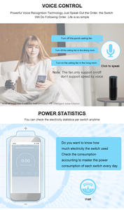 Makegood-Interruptor de ventilador para el Hogar Inteligente, interruptor de ventilador estándar del Reino Unido, Tuya, wifi, Alexa, <span class=keywords><strong>control</strong></span> de voz, interruptor de ventilador de <span class=keywords><strong>control</strong></span> remoto - Product Image 5