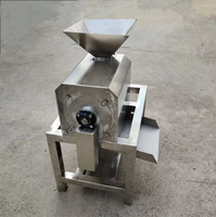 Industriële fruitontpitter en -pulper, commerciële grote machine voor het pellen en pulperen van mango, gember en jujube