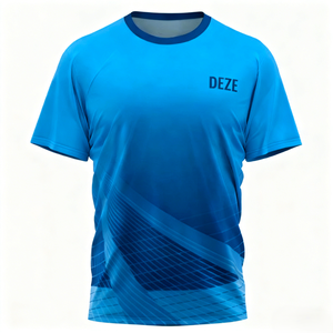 Tenue de course personnalisée à séchage rapide avec logo, ensemble de sport, t-shirt d'entraînement rétro, uniforme de course complet avec impression de nom, fabricant - Product Image 2