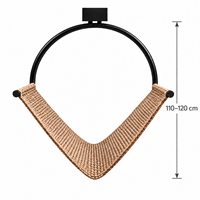 Ropecube - Balançoire Moderne en Corde de Polyester Tressée en Forme de V pour Intérieur, Salon, Chambre, Hôtel, Appartement
