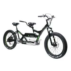 TXED Latest Model 26 Inch And 500W Tandem Electric Bike Tandem Bicycle