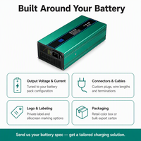 Chargeur de batterie pour énergie nouvelle 54,6 V 15 A avec entrée CA 110 V à 220 V 50 Hz 60 Hz pour la charge de batteries