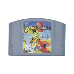 N64 Cartridge for <strong>Chameleon</strong> Twist 1 2 <strong>Game</strong> Cartridge for nintendo 64 Video <strong>Game</strong> Console USA Version English - Product Image 3