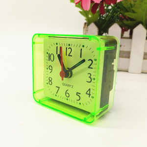 Reloj despertador de escritorio portátil lindo Mini dibujos animados multifunción viaje cama pitido Despertadores decoración del hogar - Product Image 5