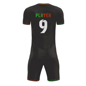 Seragam Sepak Bola Ringan Cepat Kering Bernapas 100% Poliester Ramah Lingkungan Bernapas 100% Poliester Seragam Sepak Bola Pemain - Product Image 3