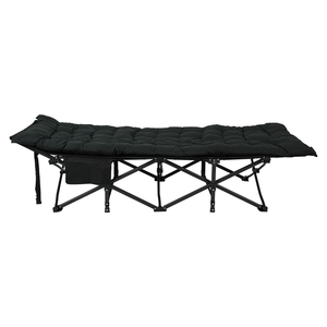 No Assembly Required Folding Bed Single Reclining Outdoor Camping Bed Portable <strong>Cot</strong> with Removable Cotton Pad - Product Image 2