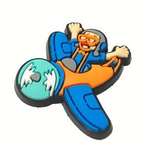 Adornos de PVC para Zapatos, Adornos de Goma Suave para Zapatos, Adorno de Dibujos Animados para Zapatillas, Adornos de PVC para Zuecos <span class=keywords><strong>Blippi</strong></span> - Product Image 3