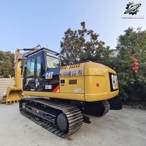 Excavadora de cadenas usada CAT 320D, de segunda mano, marca original estadounidense, 20 toneladas, excavadora de cadenas de tamaño mediano, excavadora usada. - Product Image 4