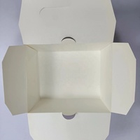 Emballages personnalisés écologiques imperméables gaufrés pour frites à emporter, pliants jetables pour hamburgers et fritures de restauration rapide
