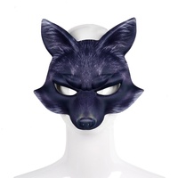 Vente directe du fabricant, masque de renard blanc en EVA pour Halloween, carnaval, rave, fête, accessoire pour cosplay