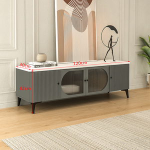 Meilleure vente Noyer et panneau en Mdf blanc 65 pouces Table basse et télévision Afficher l'image plus grande Ajouter pour comparer Partager 2023 - Product Image 6