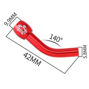 Tubo de extensión de aleación de aluminio MUQZI <span class=keywords><strong>para</strong></span> <span class=keywords><strong>bicicleta</strong></span> plegable, tubo doblado <span class=keywords><strong>para</strong></span> cable de cambio trasero - Product Image 3
