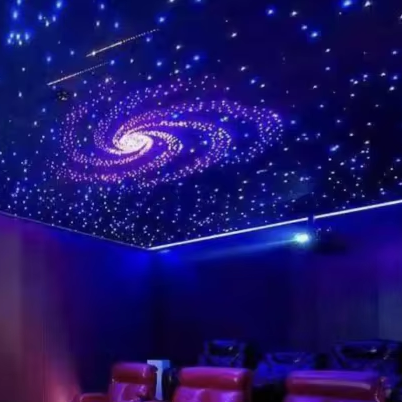 Modern Style Starry Sky Ceiling with Environmentally Friendly Polyester Fiber for Bedroom/Study or Hotel 3D Model Design