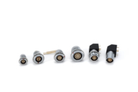 Kompatibel OEM/ODM LEMOs Seri B FGG EGG 2-32Pin Kuningan Berlapis Emas IP50 Adaptor Lurus Kabel Aviasi Isolasi PPS