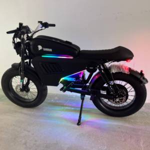 Bicicleta Eléctrica de Alto Rendimiento para Adultos, Negra, 3000w, con Motor de 3000w, Envío desde Almacén en EE. UU., Modelo SK-2 - Product Image 6