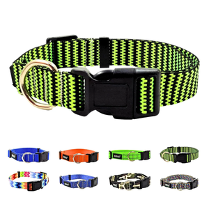 Collier pour chien Zig Zag de qualité supérieure, réglable et élégant, confortable pour un usage quotidien, la promenade et l'entraînement - Product Image 1