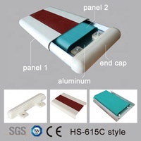 Modèle 615C, garde-corps mural médical en PVC, anti-impact, résistant au feu, pour hôpital, centre de soins aux personnes âgées
